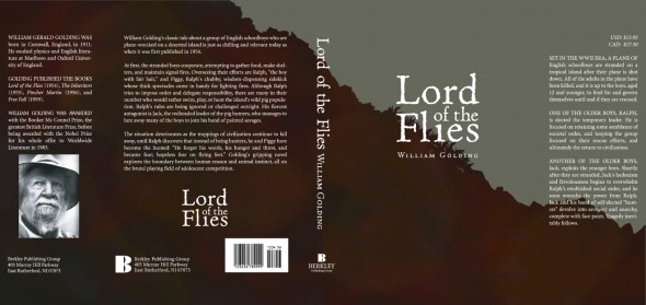Lord of the Flies book jacket - full